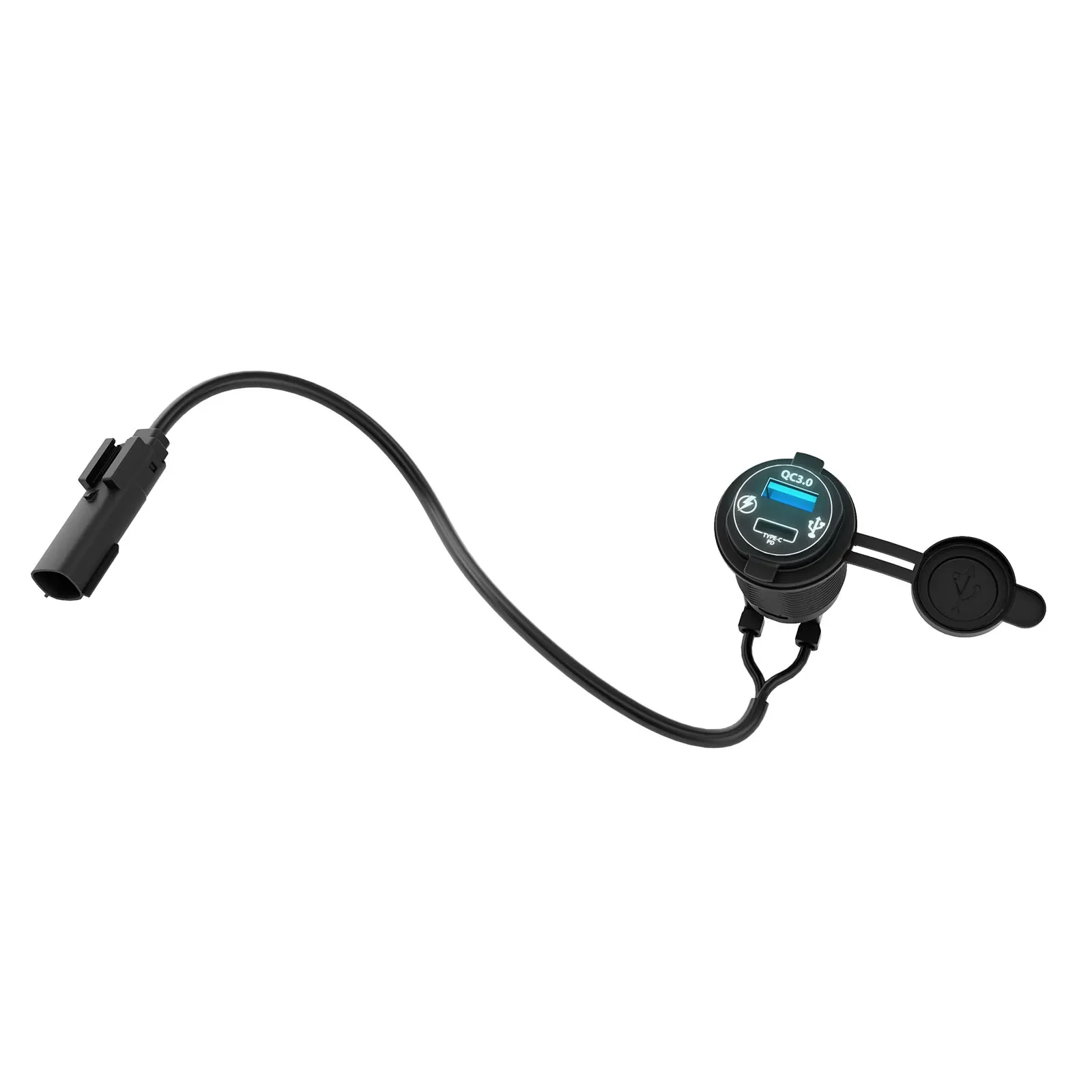 860202433 — комплект USB-A и USB-C с жгутом проводов