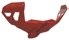 BRP 860202410 — Передняя защитная пластина Adventure — красная Spartan Red